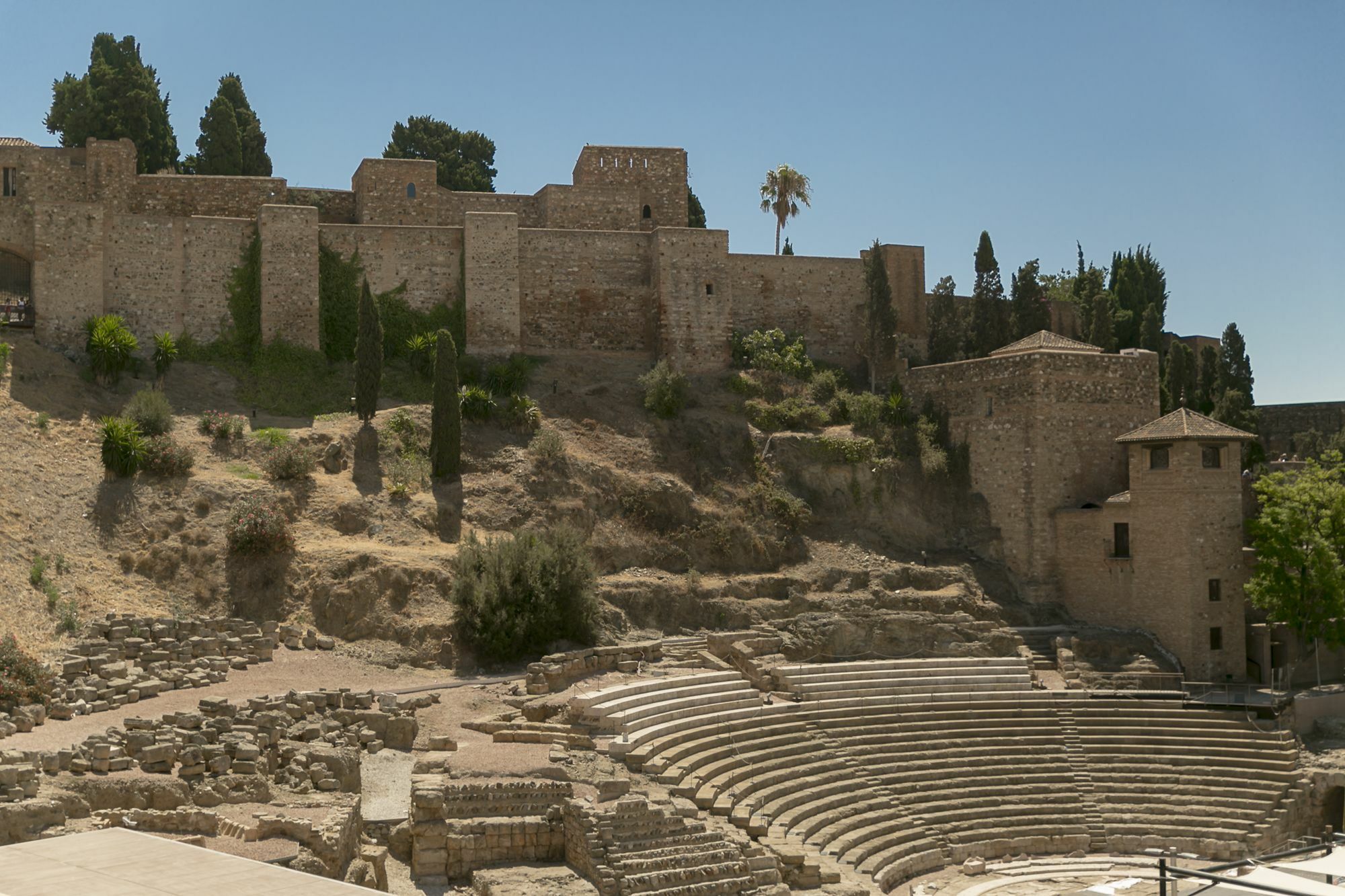 Teatro Romano 7 & 8 Malaga Bagian luar foto